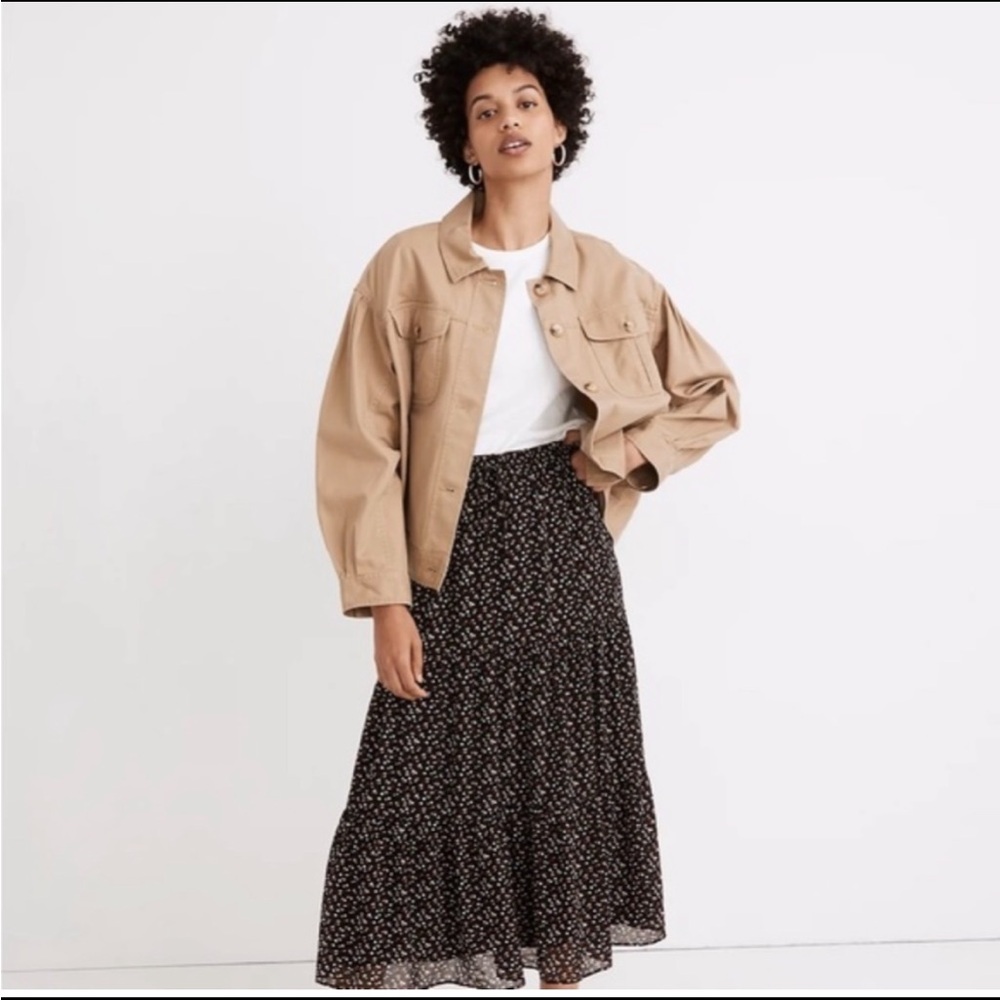 Madewell midi skirt